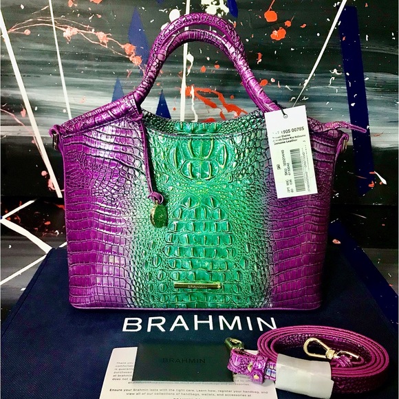 Brahmin Bags Brahmin Small Elaine Satchel Crossbody Shoulder Bag